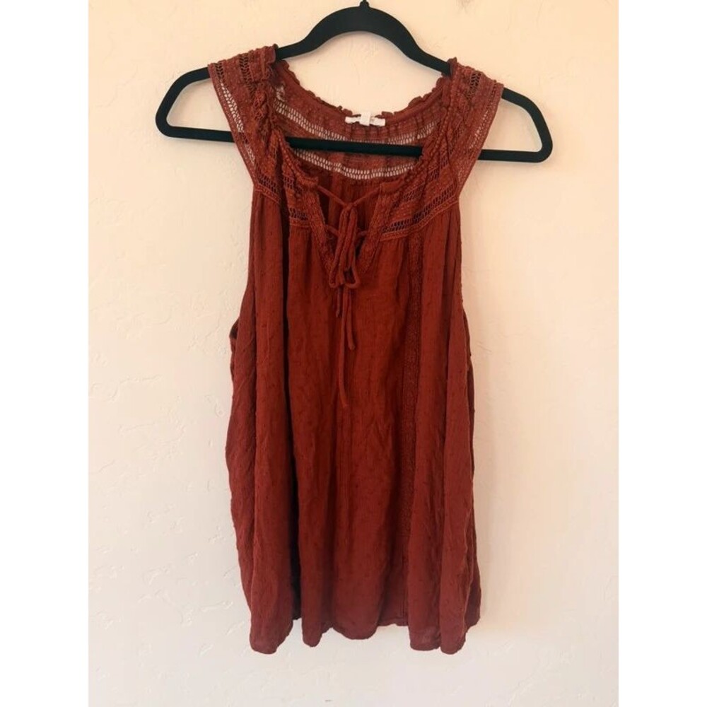 Maurice’s Rust Boho Blouse Size 3XL